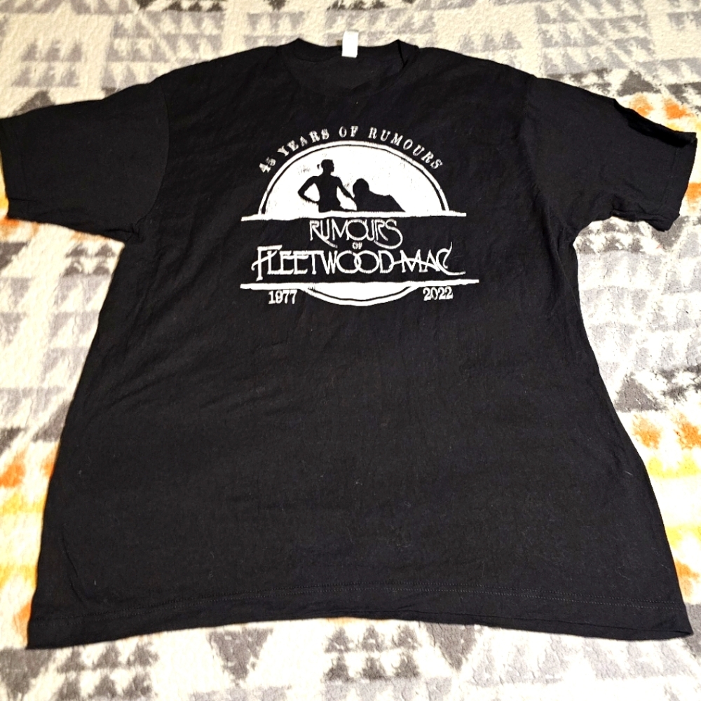 Fleetwood Mac 2022 Rumours Tour "45 Years of Rumours" T-Shirt Size XL B20